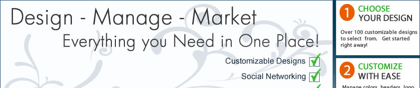 Design Manage Market your Website